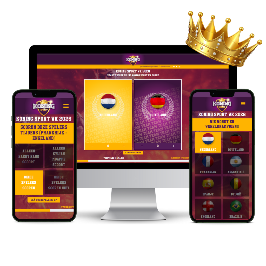 WK Poule 2026 - Koning Pakket (10 deltagere)